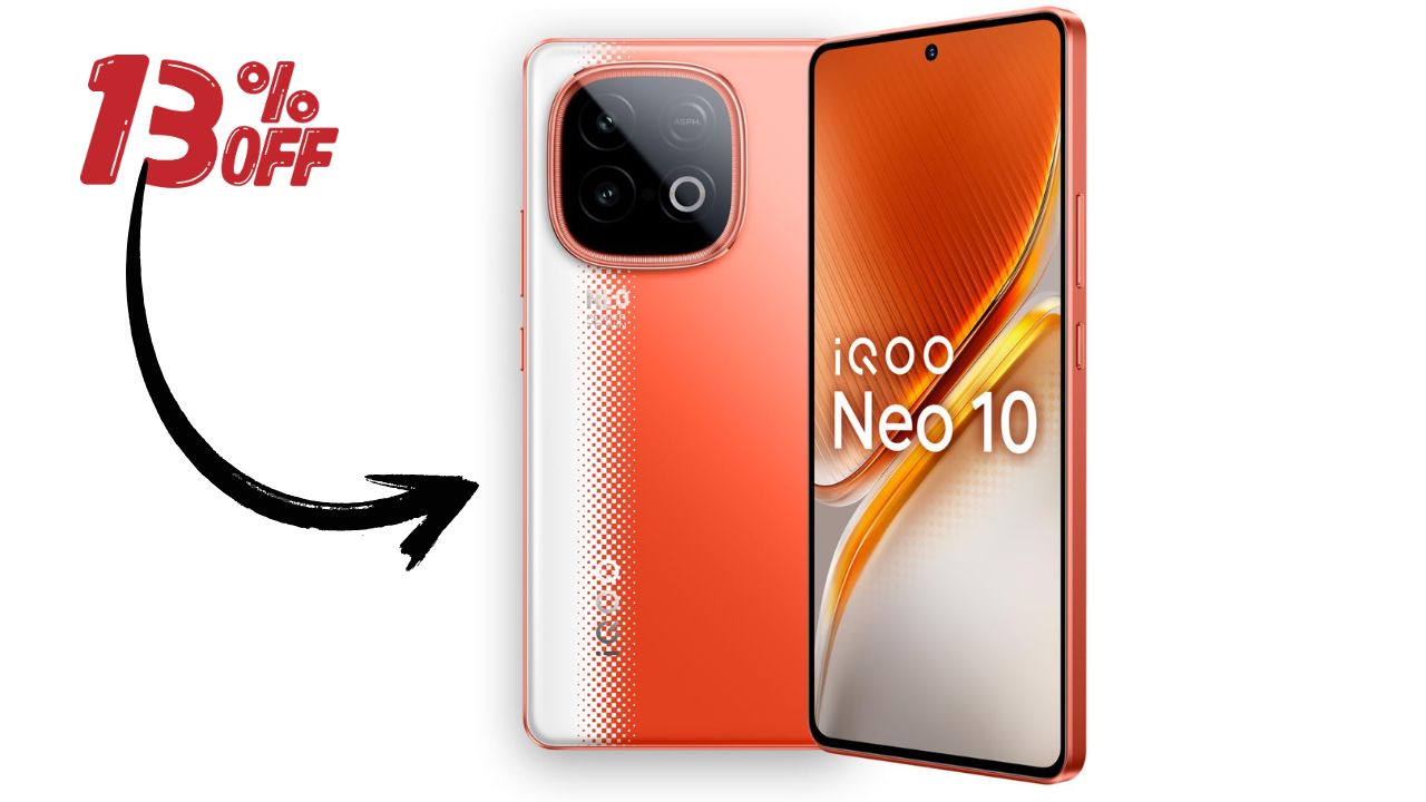 iQOO Neo 10 5G पर मिल रहीं है बड़ी छूट, Snapdragon 8s Gen 4 और 7000mAh बैटरी के साथ उपलब्ध
