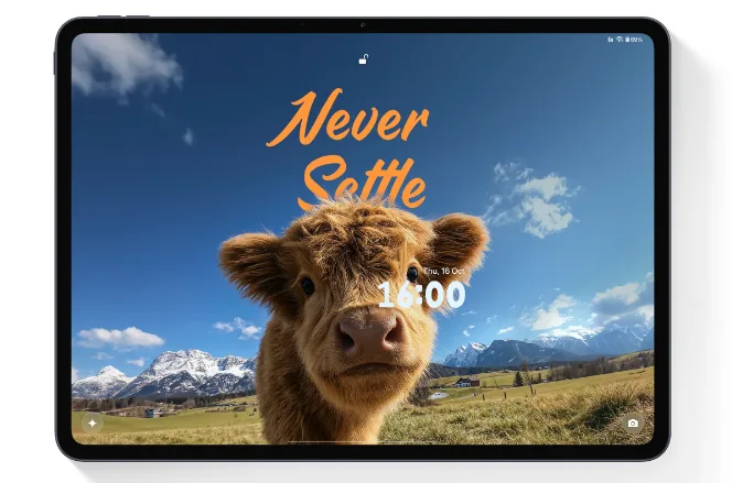 OnePlus Pad 2 Custom Lockscreen Text