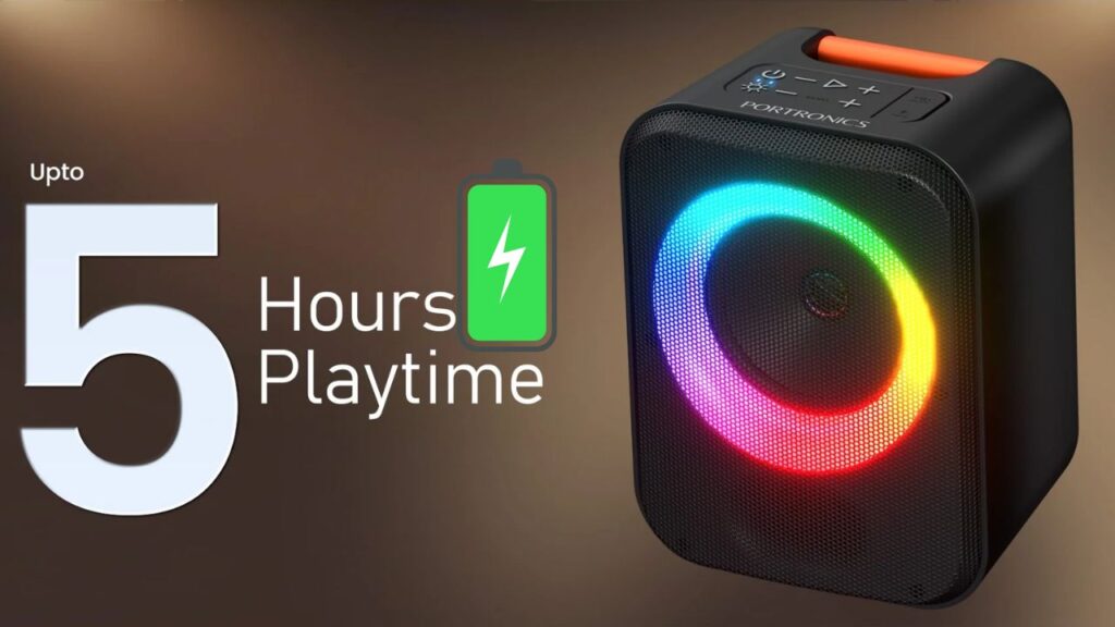 Portronics Apollo 30 Bluetooth Speaker Battery Backup