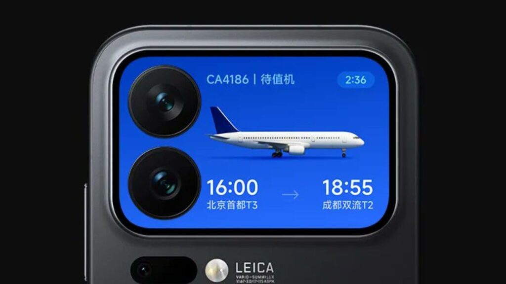 Xiaomi 17 Pro Festive Back Screen Features